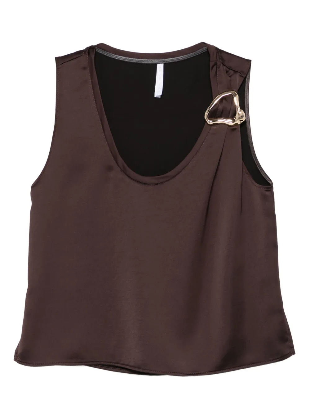 Топ с пряжкой Imperial, коричневый
Топ с пряжкой Imperial, коричневый