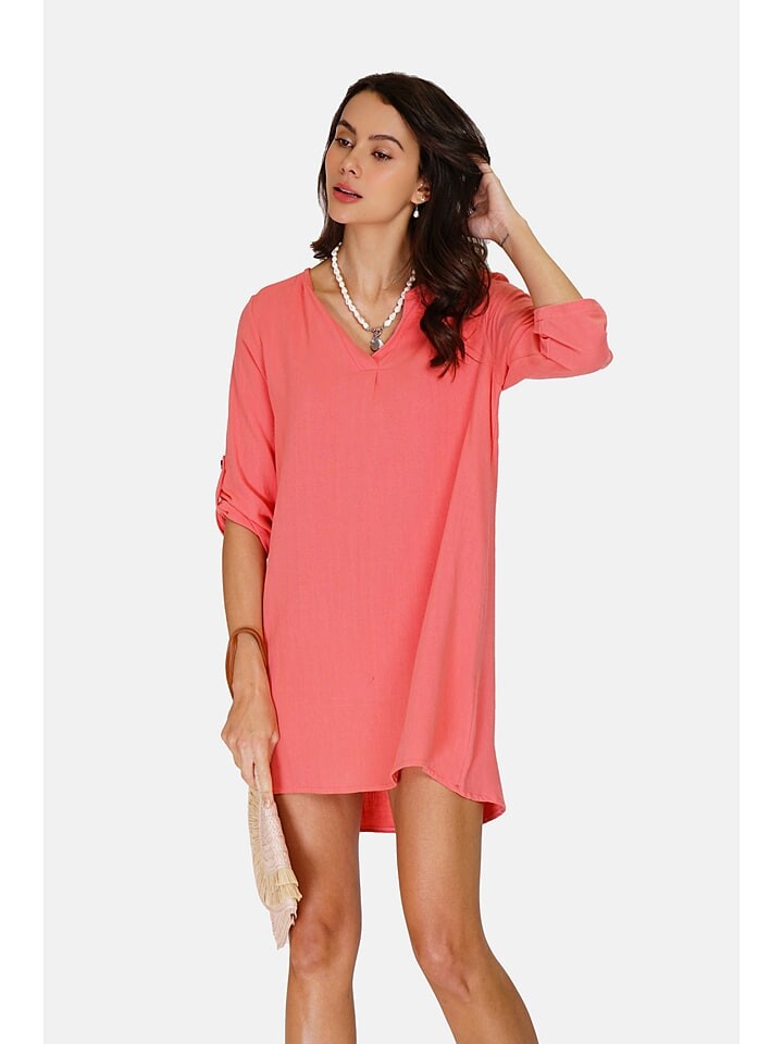 Короткое платье Le Jardin du Lin, коралловый
Короткое платье Le Jardin du Lin, коралловый