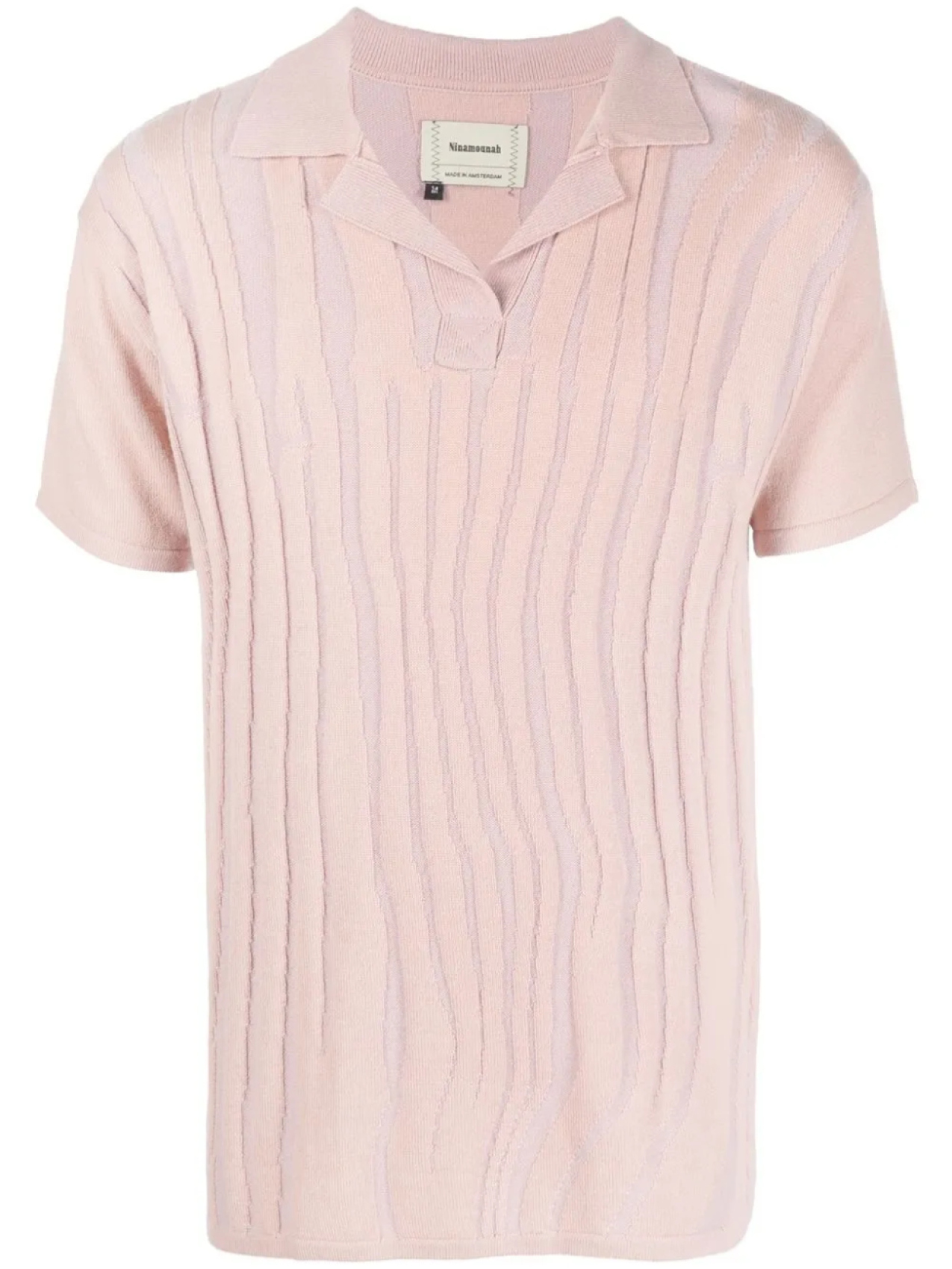 Ninamounah рубашка поло Kingcrab в рубчик, розовый
Ninamounah рубашка поло Kingcrab в рубчик, розовый