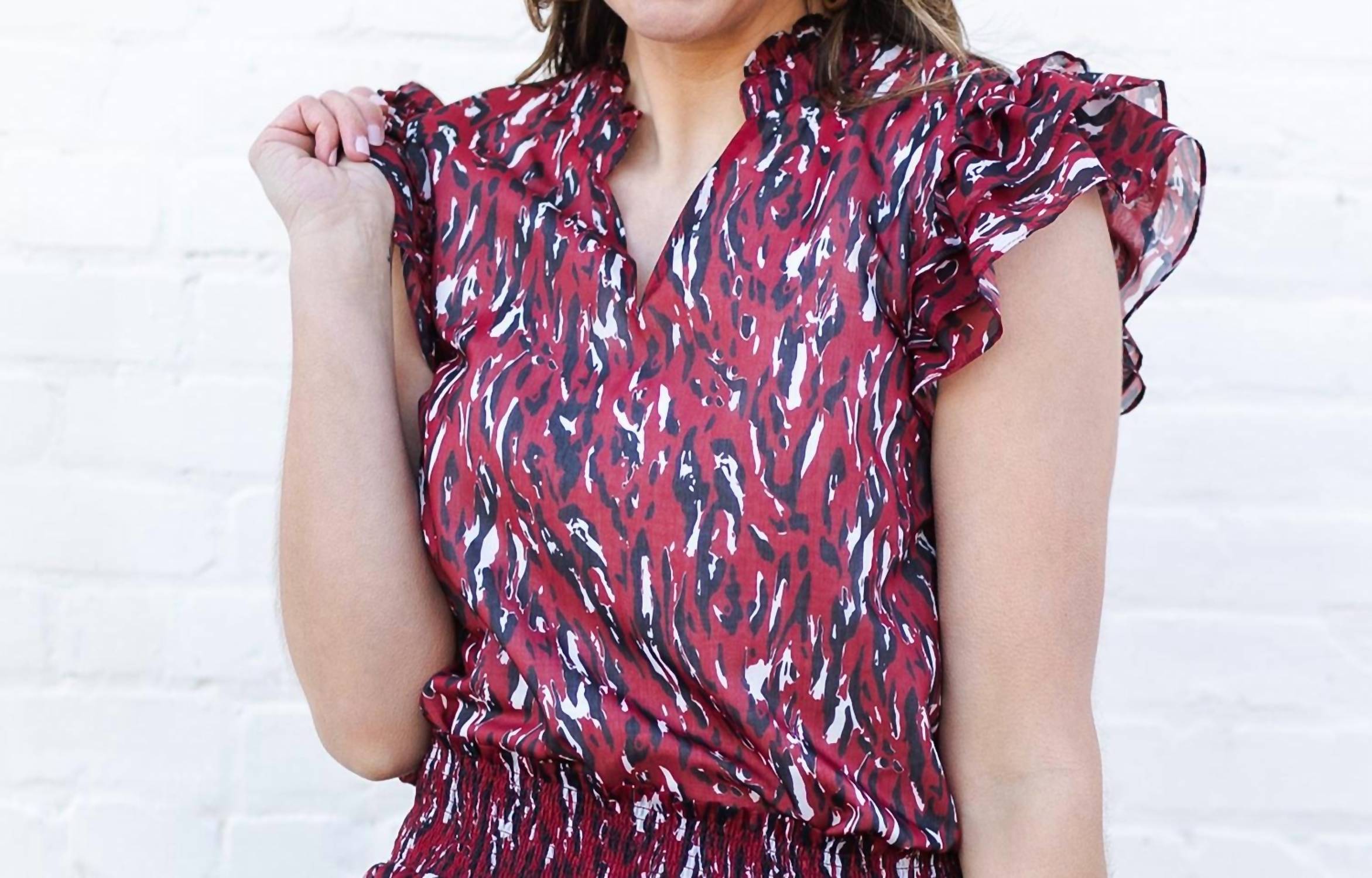 Топ Marley в цвете Tiger Tail гранатовый/черный MICHELLE MCDOWELL
Топ Marley в цвете Tiger Tail гранатовый/черный MICHELLE MCDOWELL