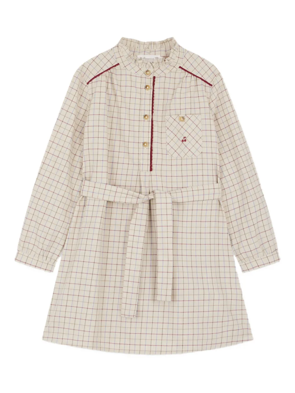 Клетчатое платье с оборками Bonpoint, нейтральный
Клетчатое платье с оборками Bonpoint, нейтральный