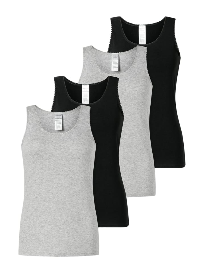 Майка Schiesser, черный/серый
Майка Schiesser, черный/серый