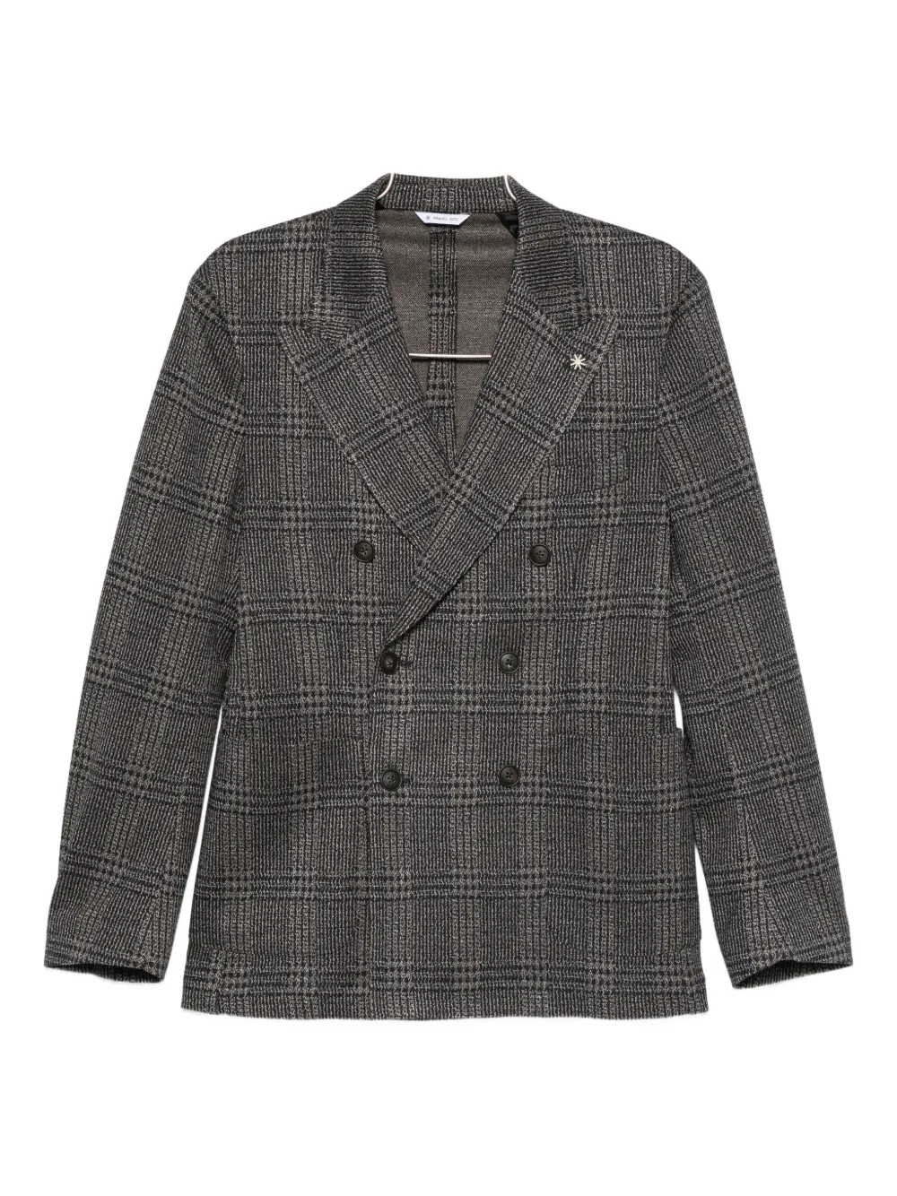 Двубортный пиджак в клетку Manuel Ritz, серый
Двубортный пиджак в клетку Manuel Ritz, серый