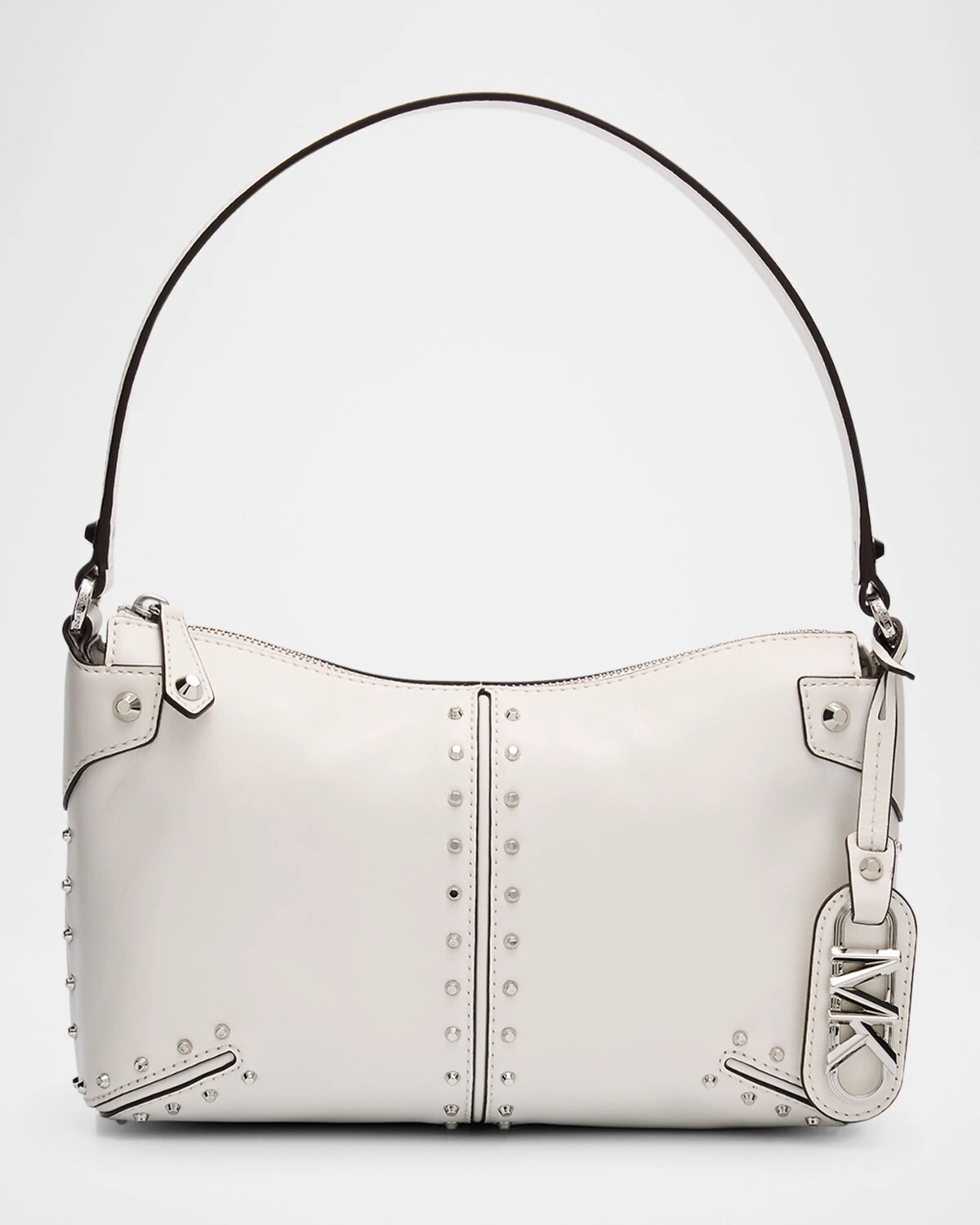 Большая кожаная сумка через плечо с заклепками Michael Michael Kors, черный
Большая кожаная сумка через плечо с заклепками Michael Michael Kors, черный