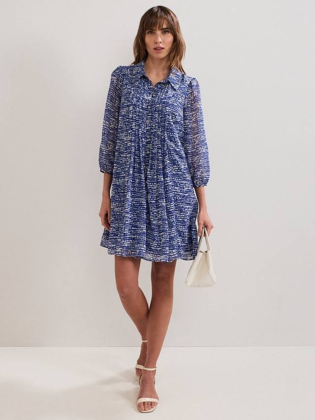Darley платье-рубашка мини с абстрактным принтом Phase Eight, Blue
Darley платье-рубашка мини с абстрактным принтом Phase Eight, Blue