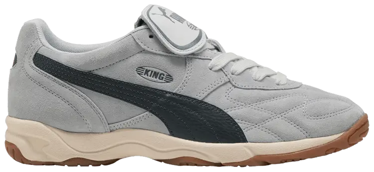 Кроссовки Puma King Indoor Suede 'Grey Echo Alpine Snow', серый
Кроссовки Puma King Indoor Suede 'Grey Echo Alpine Snow', серый