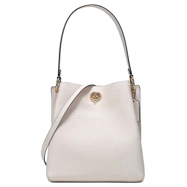 COACH Шарли полированный галечный кожаный ведро сумка через плечо средний размер женский белый мел
COACH Шарли полированный галечный кожаный ведро сумка через плечо средний размер женский белый мел