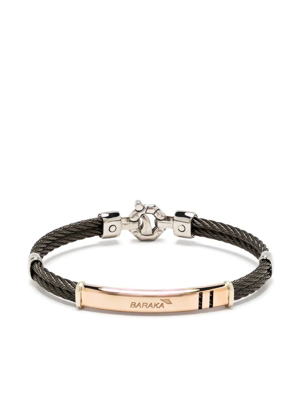 Браслет с логотипом и бриллиантом Barakà, розовый
Браслет с логотипом и бриллиантом Barakà, розовый