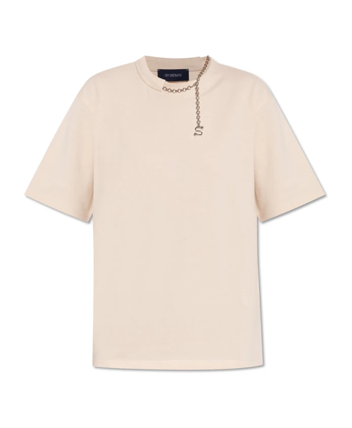 Футболка с вафлей Sportmax, бежевый
Футболка с вафлей Sportmax, бежевый