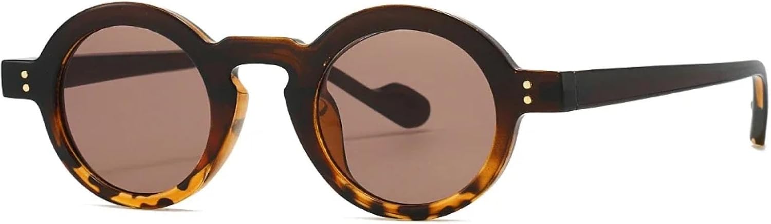 Солнцезащитные очки с защитой от УФ-излучения UV400 | Маленькая круглая оправа в стиле панк | Для женщин и мужчин, для занятий спортом на открытом воздухе и вождения DSVIGF, Tea Leopard Tea
Солнцезащитные очки с защитой от УФ-излучения UV400 | Маленькая круглая оправа в стиле панк | Для женщин и мужчин, для занятий спортом на открытом воздухе и вождения DSVIGF, Tea Leopard Tea