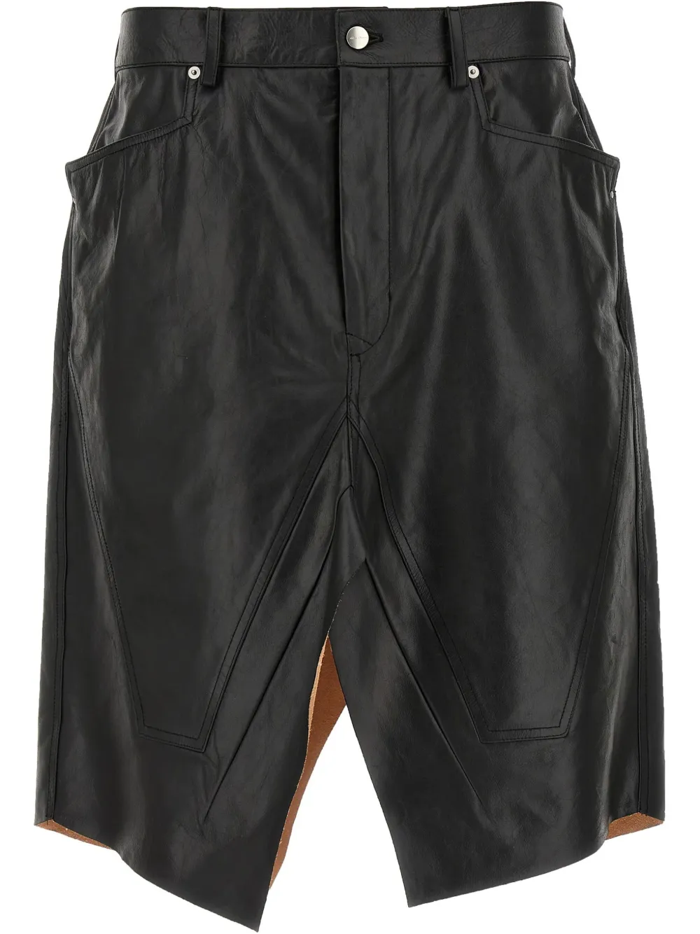 Юбка с блестками Rick Owens, черный 
Юбка с блестками Rick Owens, черный