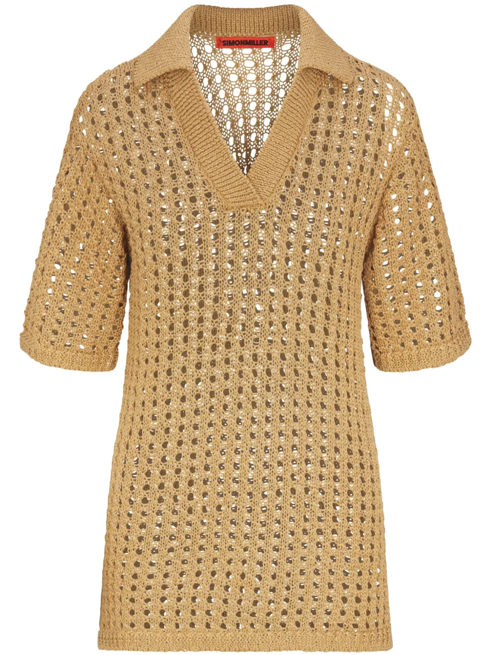 Поло-топ Brisas Simon Miller, нейтральный 
Поло-топ Brisas Simon Miller, нейтральный