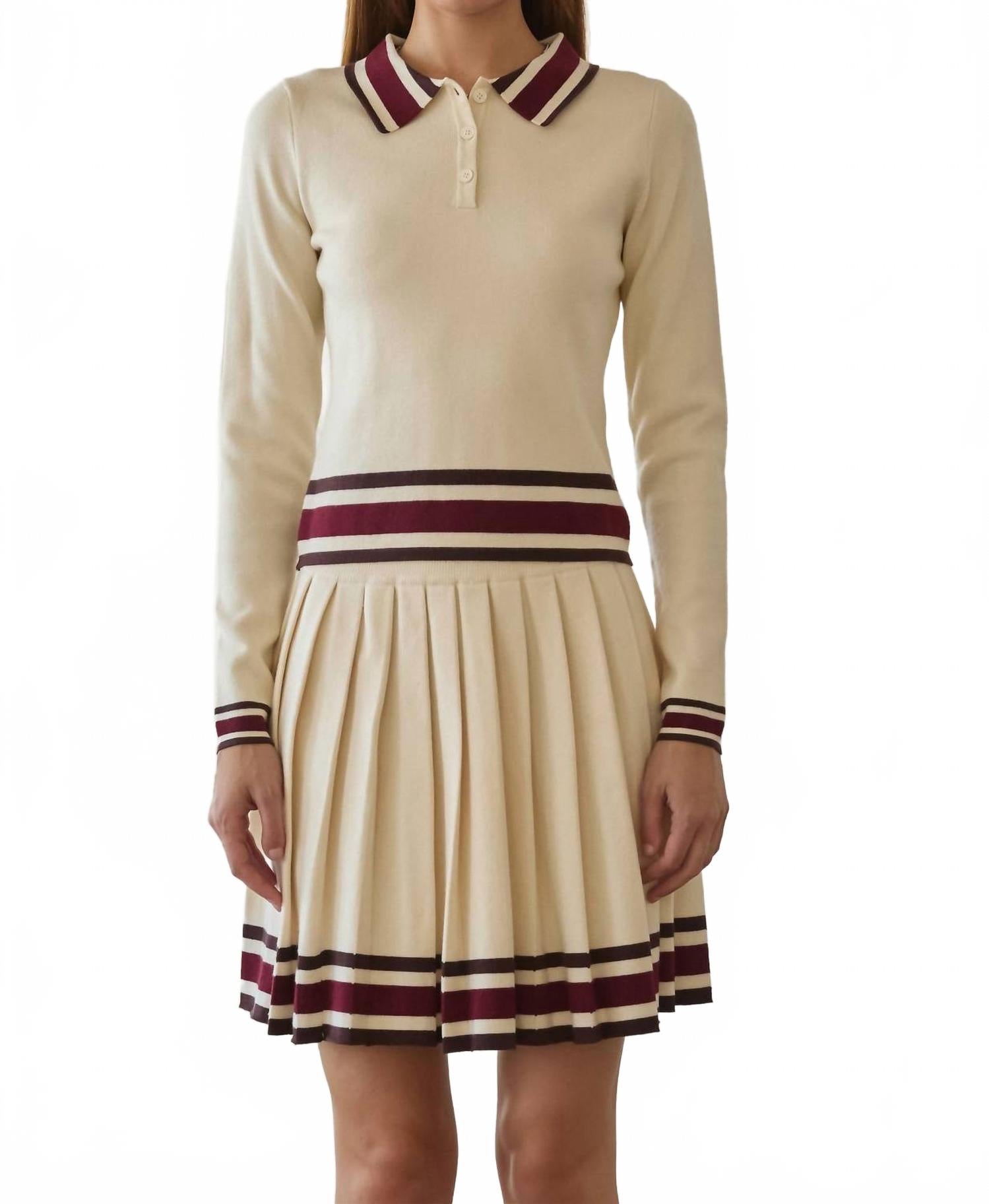 SKIES ARE BLUE Вязаная футболка-поло с длинными рукавами кремового цвета
SKIES ARE BLUE Вязаная футболка-поло с длинными рукавами кремового цвета