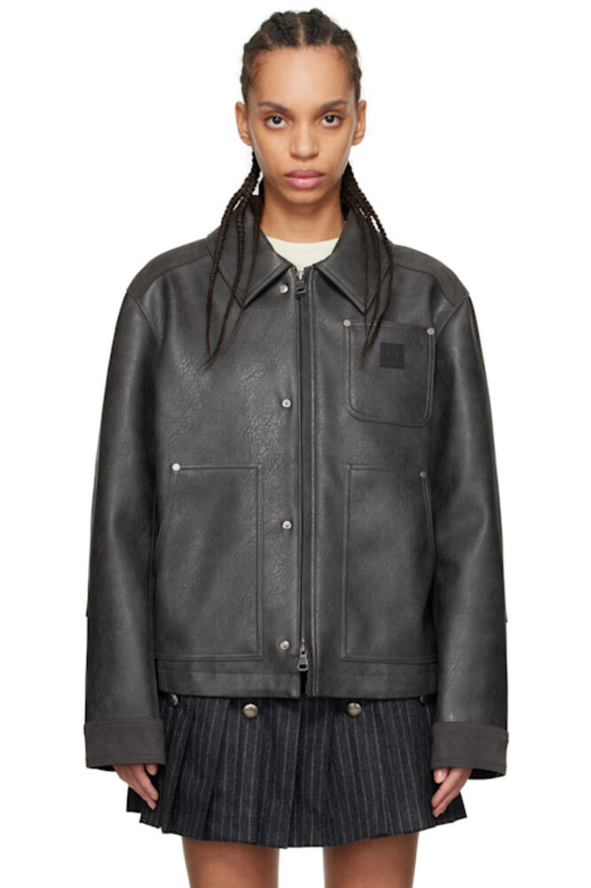 Куртка из искусственной кожи Carpenter серого цвета Andersson Bell
Куртка из искусственной кожи Carpenter серого цвета Andersson Bell