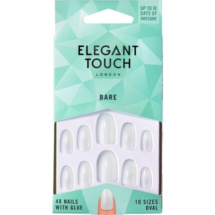 Овальные прозрачные ногти Bare Nails, 48 шт., Elegant Touch
Овальные прозрачные ногти Bare Nails, 48 шт., Elegant Touch