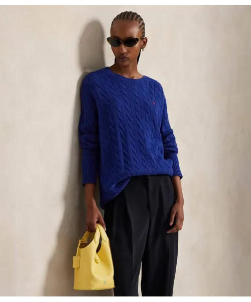 Шерстяной свитер Loose fit Polo Ralph Lauren, синий
Шерстяной свитер Loose fit Polo Ralph Lauren, синий