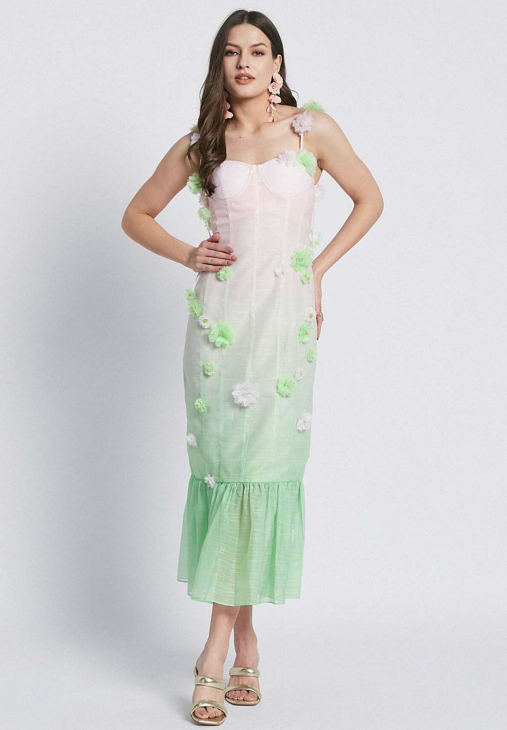 Коктейльное/вечернее платье ALYSA Be Sunset, зеленый