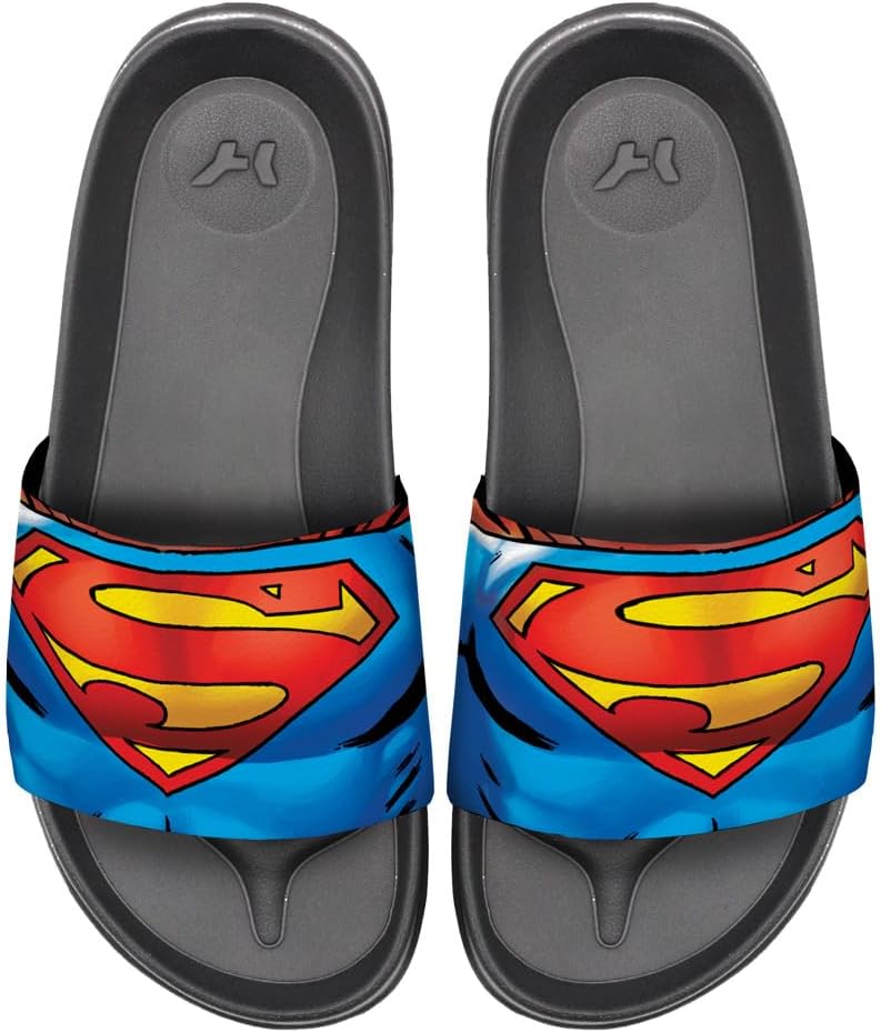 Сандалии-шлепанцы в виде костюма Супермена, унисекс, для взрослых, регулируемые, официально лицензированы Hypd Slydr Switch Popfunk, черный
Сандалии-шлепанцы в виде костюма Супермена, унисекс, для взрослых, регулируемые, официально лицензированы Hypd Slydr Switch Popfunk, черный