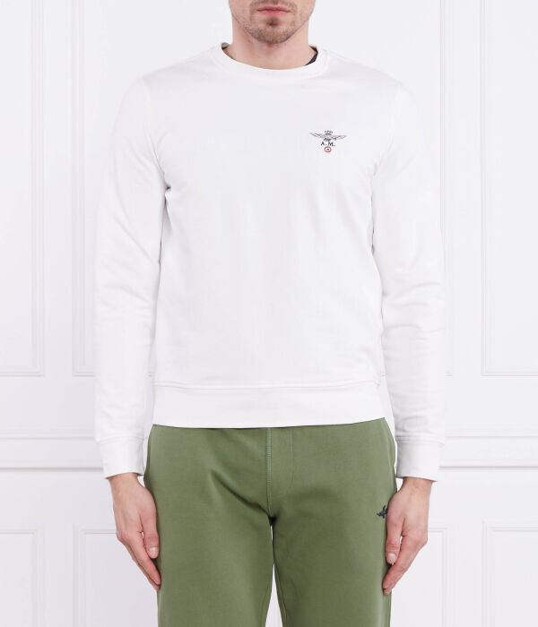 Толстовка мужская Aeronautica Militare хлопковая с круглым вырезом, белый
Толстовка мужская Aeronautica Militare хлопковая с круглым вырезом, белый