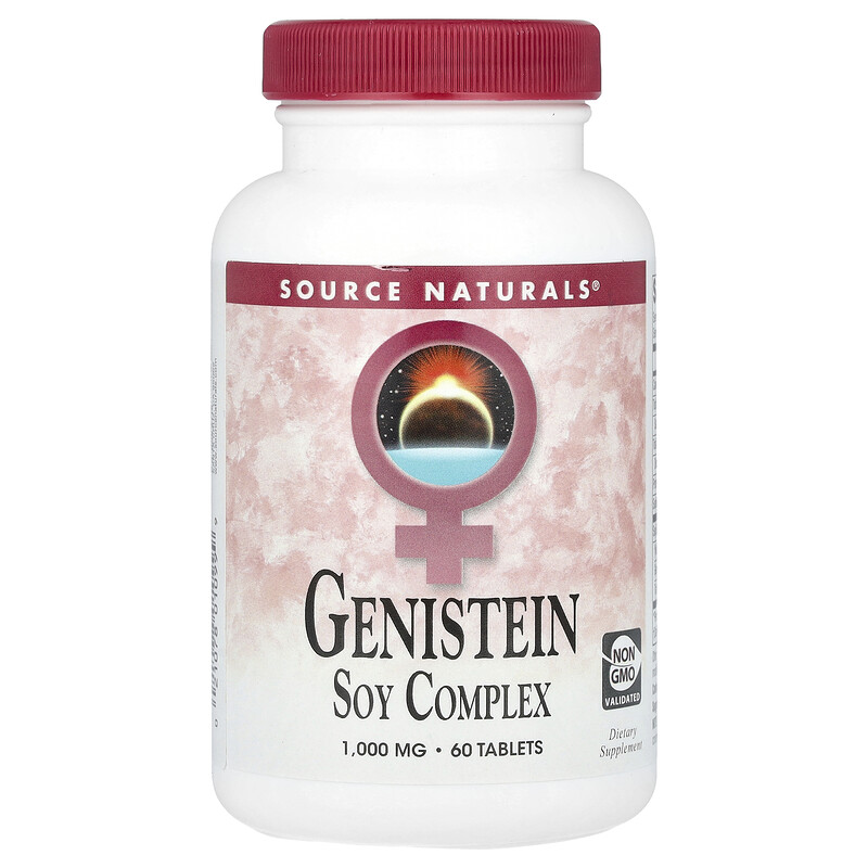 Source Naturals, Genistein Soy Complex, 2000 мг, 60 таблеток (1000 мг в каждой таблетке)
Source Naturals, Genistein Soy Complex, 2000 мг, 60 таблеток (1000 мг в каждой таблетке)