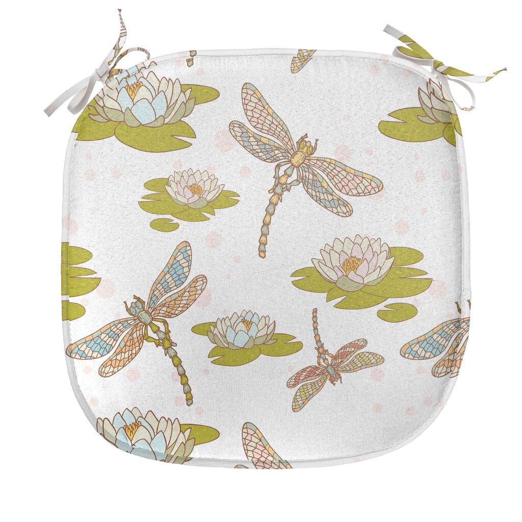 ABAKUHAUS Подушка для обеденного стула Dragonfly, Цветок лотоса, декоративная водонепроницаемая подушка с ремнями для кухонных сидений, 40 см x 40 см, кремовый яблочно-зеленый, белый
ABAKUHAUS Подушка для обеденного стула Dragonfly, Цветок лотоса, декоративная водонепроницаемая подушка с ремнями для кухонных сидений, 40 см x 40 см, кремовый яблочно-зеленый, белый