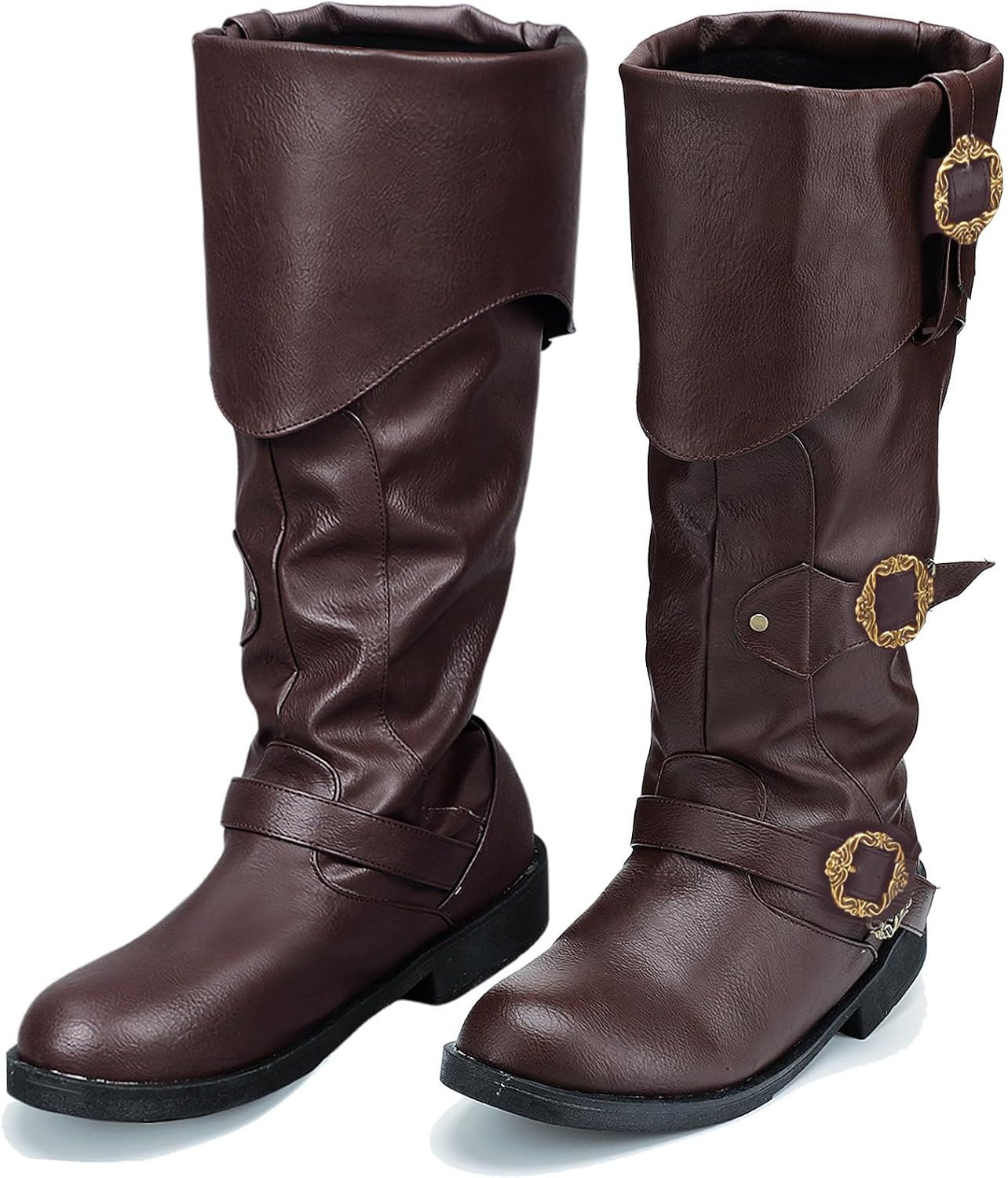 Ботинки для костюма пирата с манжетами для мужчин, средневековые, ренессанс, стимпанк, для косплея, Хэллоуина, готические кожаные ботинки с пуговицами Cuffbow, коричневый
Ботинки для костюма пирата с манжетами для мужчин, средневековые, ренессанс, стимпанк, для косплея, Хэллоуина, готические кожаные ботинки с пуговицами Cuffbow, коричневый