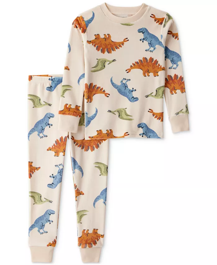 Велюровая пижама свободного кроя с длинными рукавами и принтом динозавров для мальчиков Carter's, коричневый/бежевый
Велюровая пижама свободного кроя с длинными рукавами и принтом динозавров для мальчиков Carter's, коричневый/бежевый