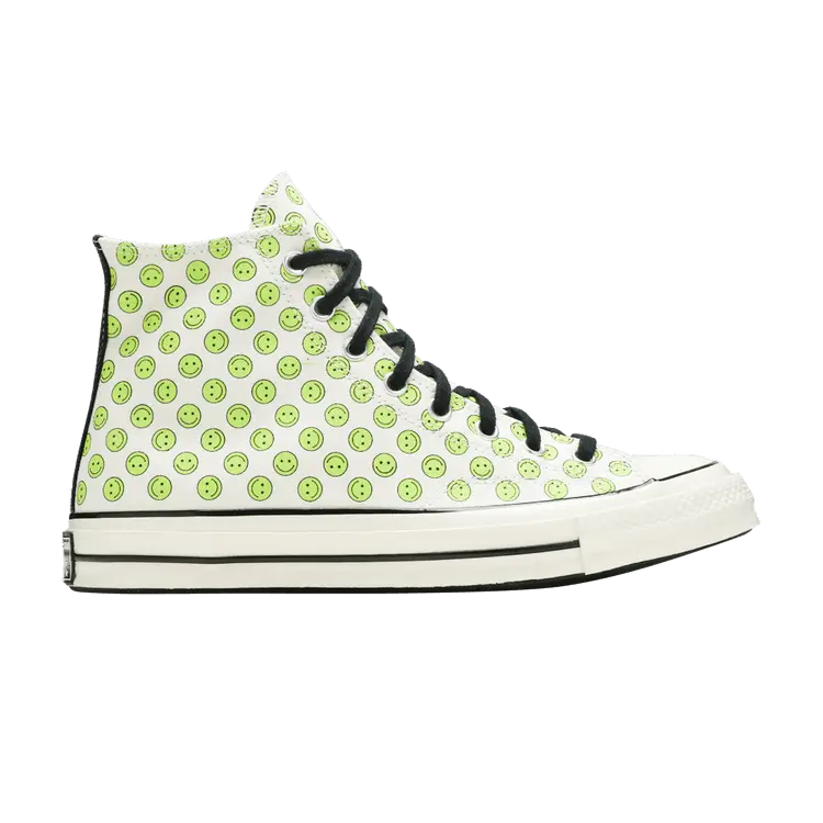 Кроссовки Converse Chuck 70 Happy Camper High 'Allover Smiley Faces', белый
Кроссовки Converse Chuck 70 Happy Camper High 'Allover Smiley Faces', белый