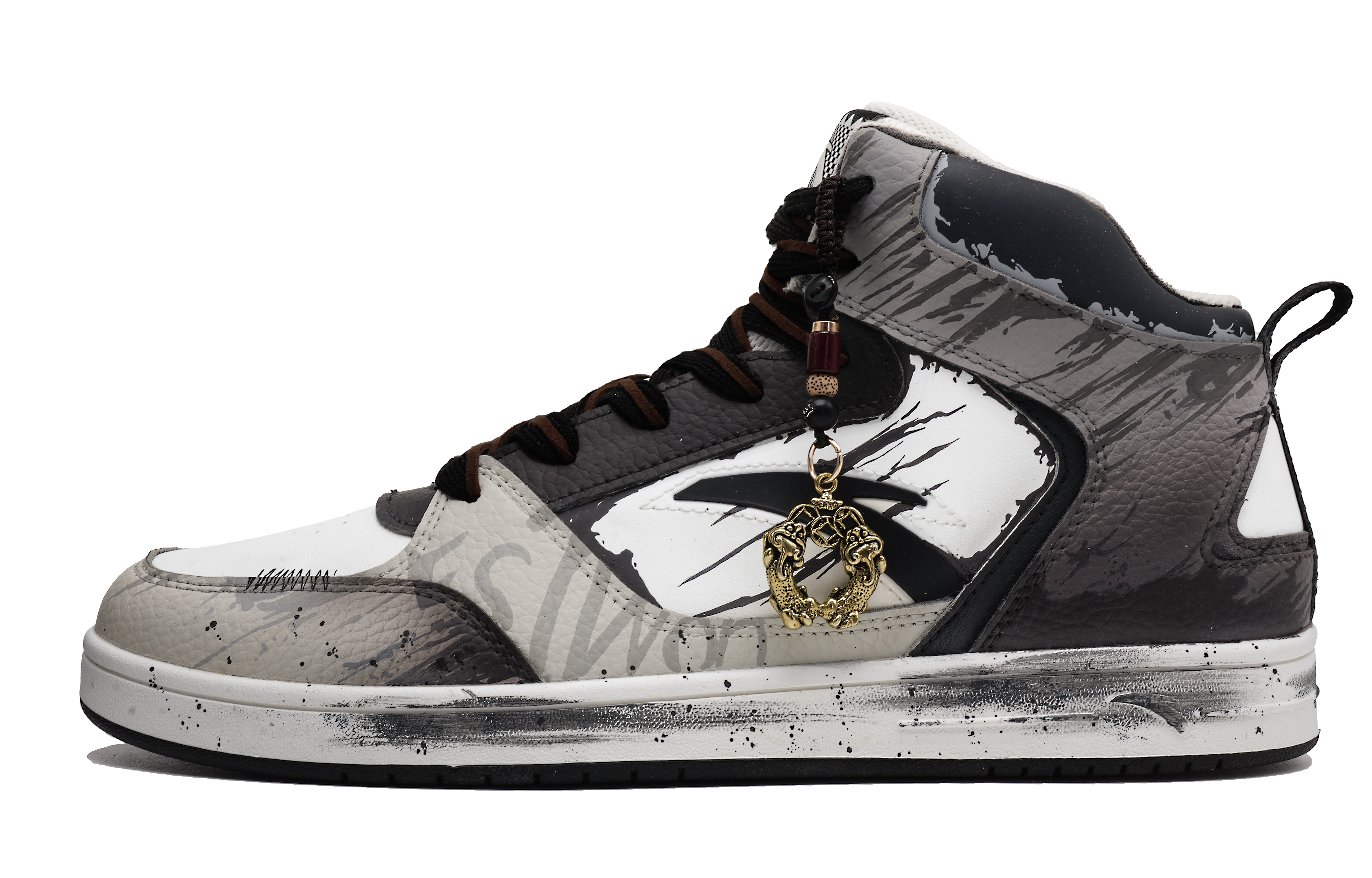 ANTA Нескользящие, износостойкие, легкие, увеличивающие рост высокие кроссовки для скейтбординга, мужские, черно-коричневые
ANTA Нескользящие, износостойкие, легкие, увеличивающие рост высокие кроссовки для скейтбординга, мужские, черно-коричневые