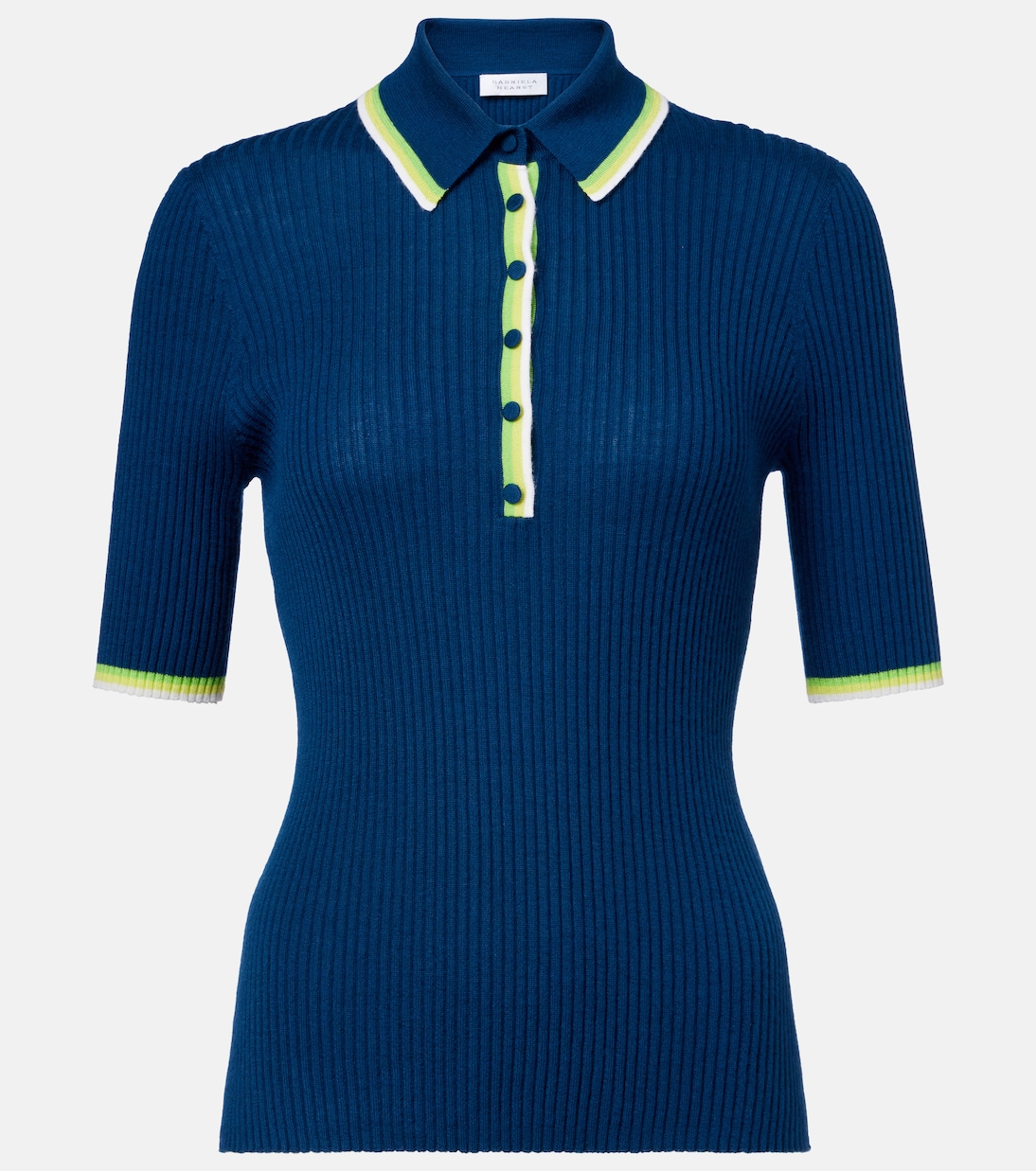 Поло из кашемира и шёлка Perro Gabriela Hearst, Washed Denim
Поло из кашемира и шёлка Perro Gabriela Hearst, Washed Denim