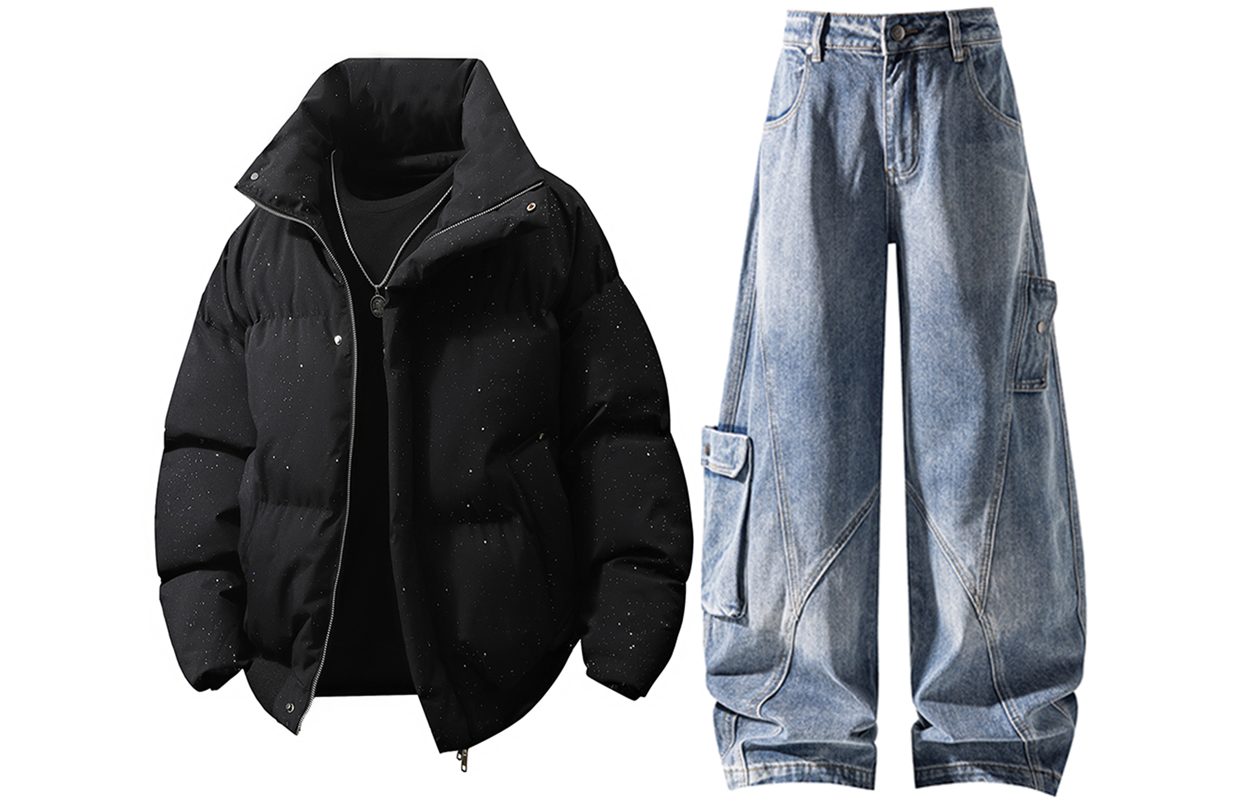 Повседневный спортивный костюм Unisex с воротником стойкой утепленный X1617, черный puffer jacket+синий pants
Повседневный спортивный костюм Unisex с воротником стойкой утепленный X1617, черный puffer jacket+синий pants