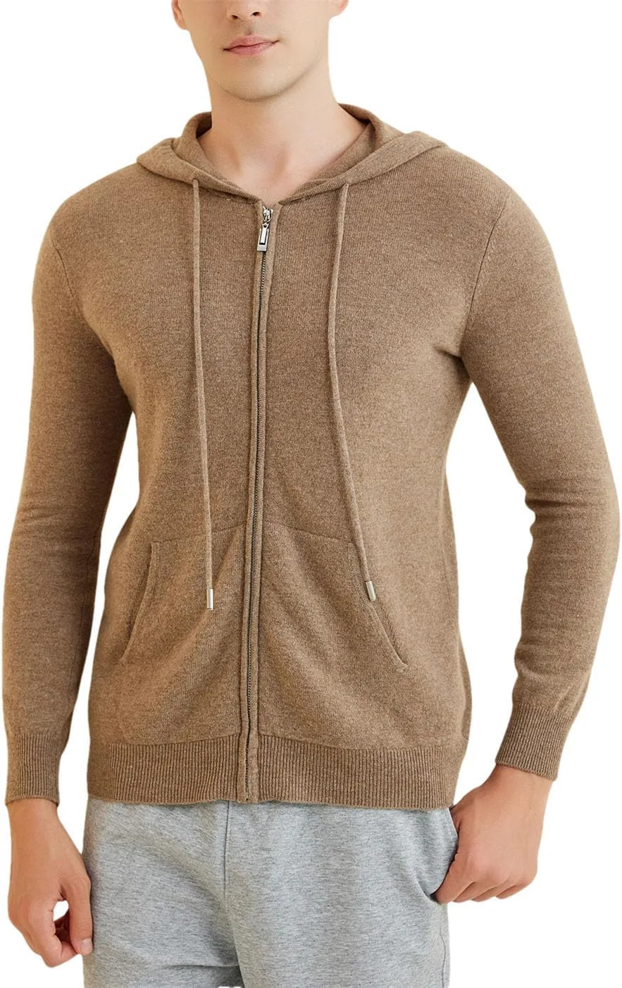 Мужской кардиган-худи из мериносовой шерсти
Мужской кардиган-худи из мериносовой шерсти