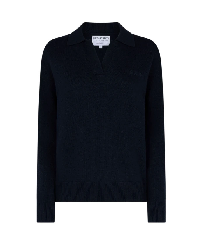 Свитер Eze с V-образным вырезом Mc2 Saint Barth, синий
Свитер Eze с V-образным вырезом Mc2 Saint Barth, синий