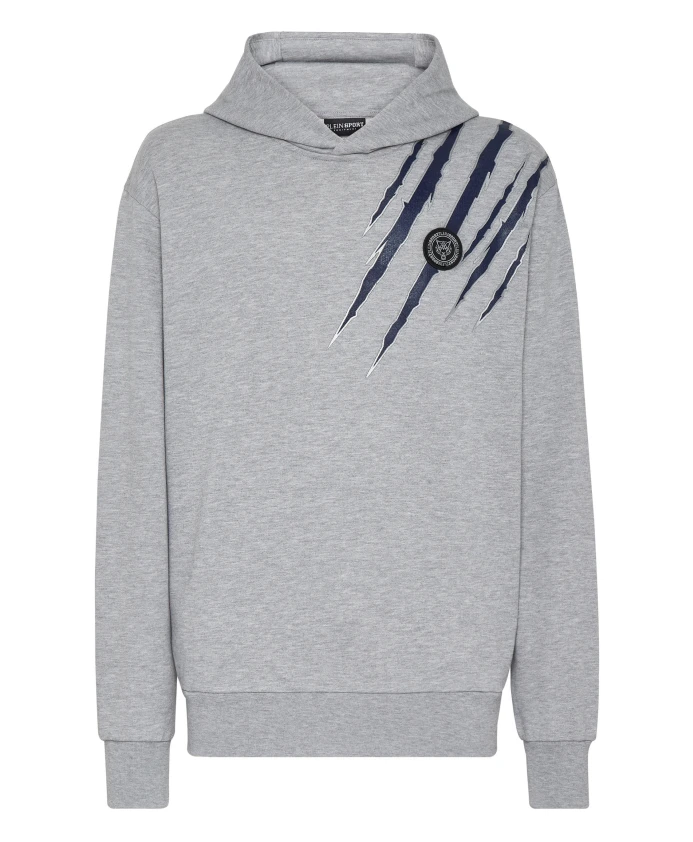 Толстовка с капюшоном, царапина Plein Sport, серый
Толстовка с капюшоном, царапина Plein Sport, серый