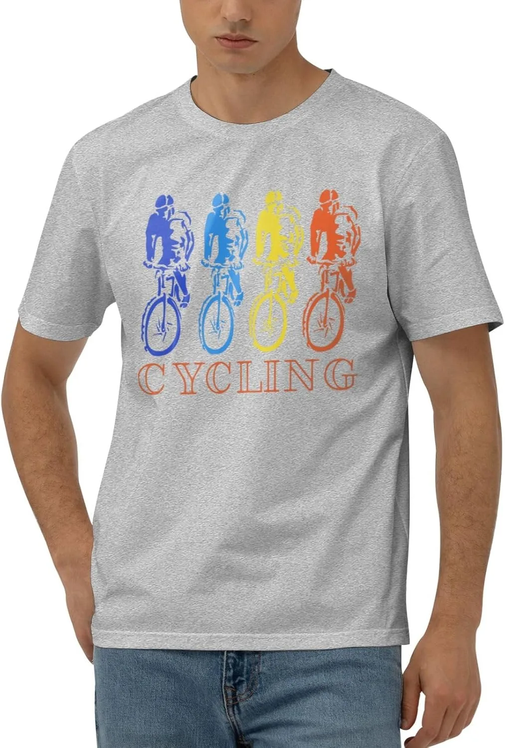 Винтажная футболка для велоспорта мужская с коротким рукавом, черная JYEXSEIZ
Винтажная футболка для велоспорта мужская с коротким рукавом, черная JYEXSEIZ