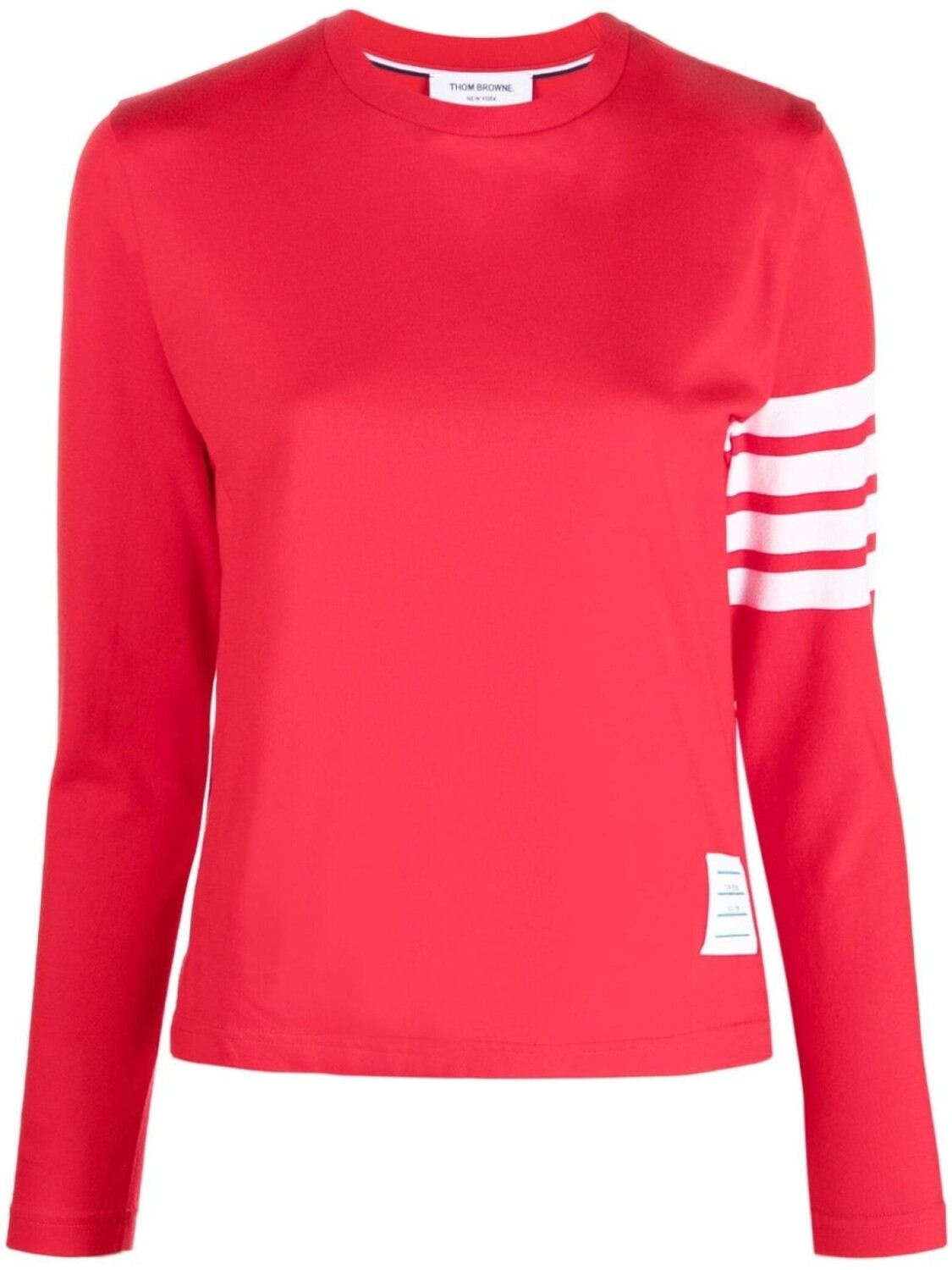 Thom Browne футболка с полосками 4-Bar и принтом, красный
Thom Browne футболка с полосками 4-Bar и принтом, красный