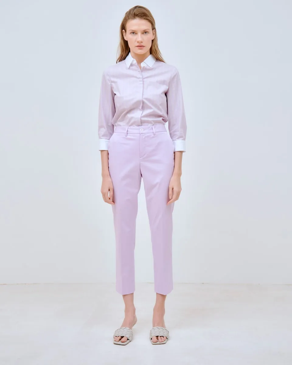 Женская рубашка в полоску с длинными рукавами Lasserre, сиреневый
Женская рубашка в полоску с длинными рукавами Lasserre, сиреневый