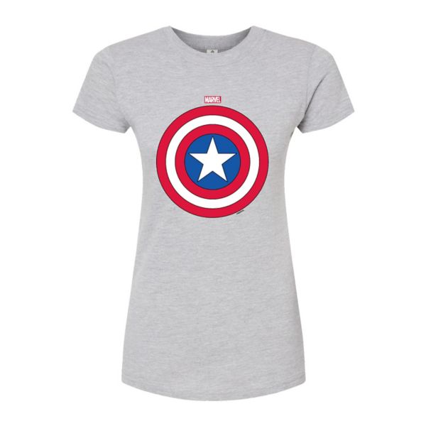 Футболка с изображением щита Капитана Америки от Юниорс Marvel, серый 
Футболка с изображением щита Капитана Америки от Юниорс Marvel, серый