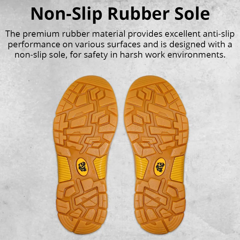 Рабочие ботинки WOLF | 100% натуральная кожа верха | Защита от масла, скольжения, ударов и проколов | Защита от электрических опасностей | Нескользящая резиновая подошва WOLF Industrial Products
Рабочие ботинки WOLF | 100% натуральная кожа верха | Защита от масла, скольжения, ударов и проколов | Защита от электрических опасностей | Нескользящая резиновая подошва WOLF Industrial Products