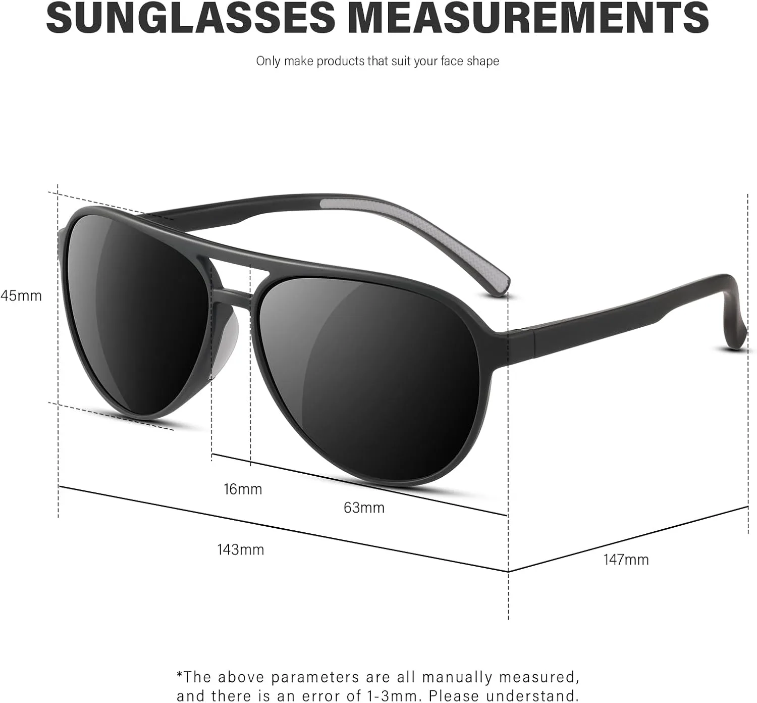 Поляризованные солнцезащитные очки-авиаторы KUGUAOK для женщин и мужчин, спортивный стиль, защита UV400, очки для бега, винтажные модные очки, Black+leopard+pink
Поляризованные солнцезащитные очки-авиаторы KUGUAOK для женщин и мужчин, спортивный стиль, защита UV400, очки для бега, винтажные модные очки, Black+leopard+pink