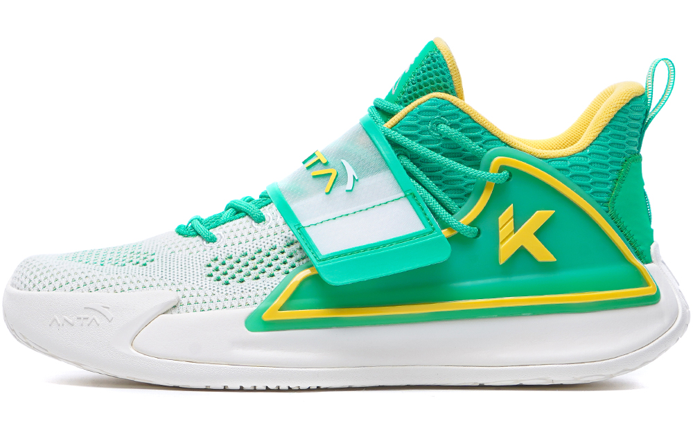 ANTA Водяной Цветок 2 KT Амортизирующие Противоскользящие и Износостойкие Низкие Баскетбольные Кроссовки Белый Зеленый
ANTA Водяной Цветок 2 KT Амортизирующие Противоскользящие и Износостойкие Низкие Баскетбольные Кроссовки Белый Зеленый