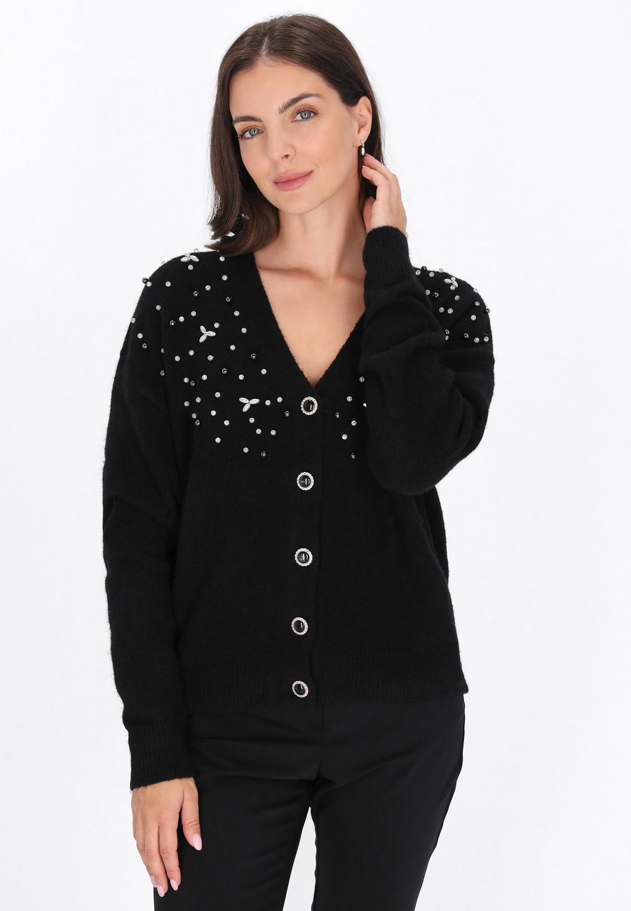 Кардиган usha Cardigan, Black Melange/Black
Кардиган usha Cardigan, Black Melange/Black