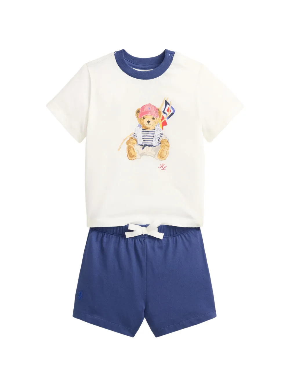 Комплект из топа и шортов с кулиской Polo Ralph Lauren Kids, белый
Комплект из топа и шортов с кулиской Polo Ralph Lauren Kids, белый