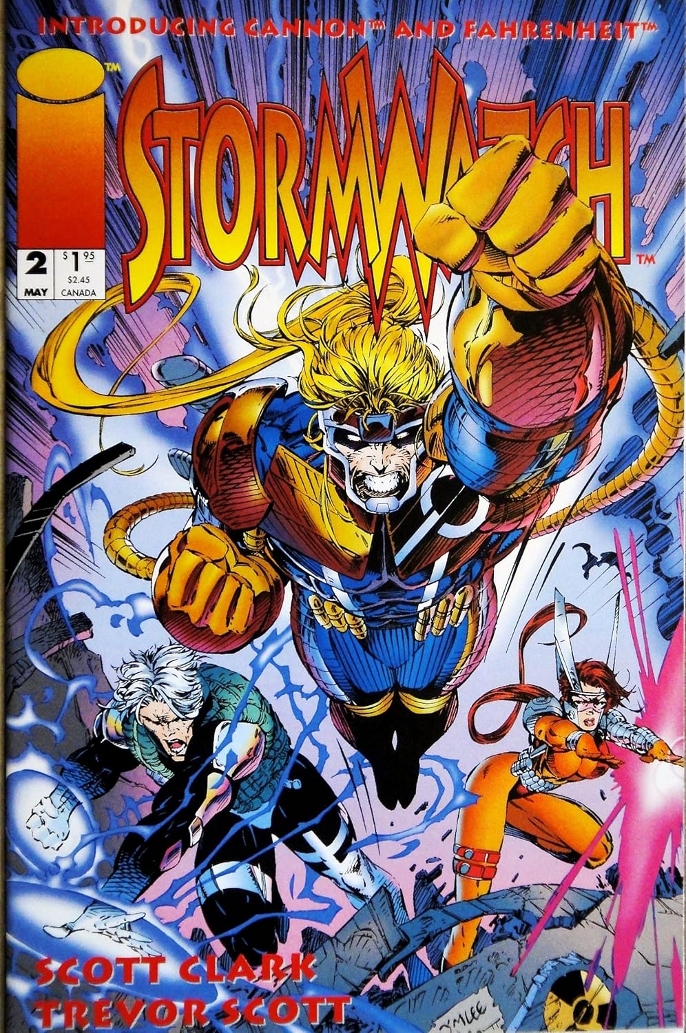 Stormwatch #2 (Introducing Cannon and Fahrenheit) May1993 (Image Comics)
Stormwatch #2 (Introducing Cannon and Fahrenheit) May1993 (Image Comics)