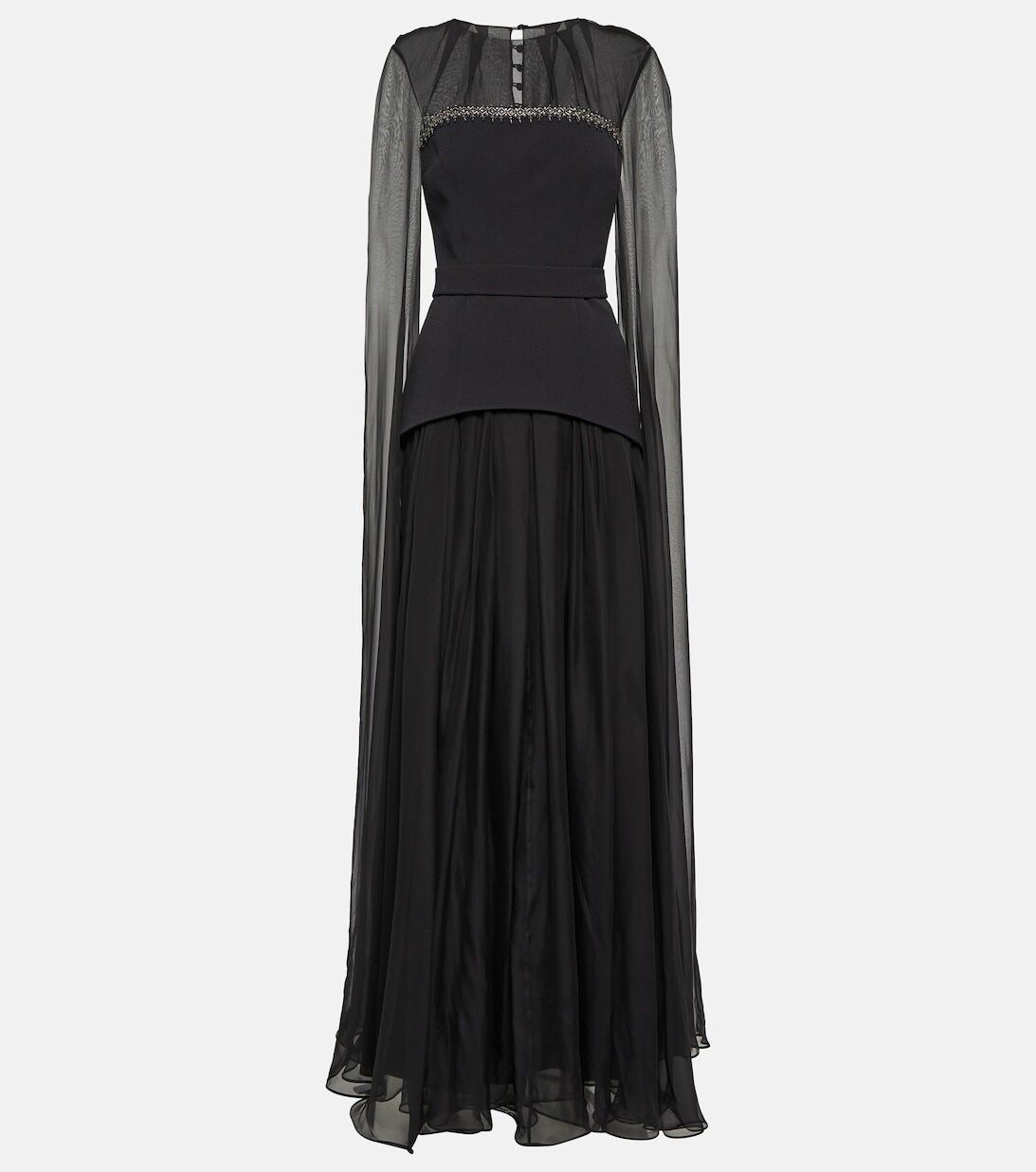 Платье Gloria из шелка и крепа SAFIYAA, черный
Платье Gloria из шелка и крепа SAFIYAA, черный