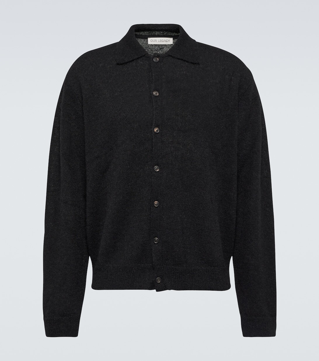 Кардиган из смесовой ткани альпака Our Legacy, черный
Кардиган из смесовой ткани альпака Our Legacy, черный