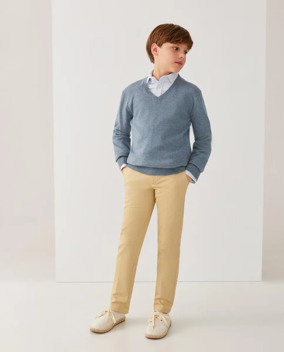 Свитер для мальчиков с V-образным вырезом для церемонии Coconut El Corte Inglés, цвет 400 Azul
Свитер для мальчиков с V-образным вырезом для церемонии Coconut El Corte Inglés, цвет 400 Azul