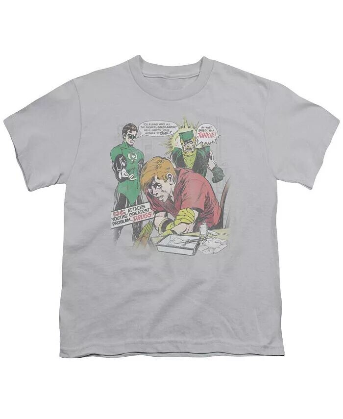 Футболка с коротким рукавом Speedy Junkie для мальчиков Green Lantern, серебряный
Футболка с коротким рукавом Speedy Junkie для мальчиков Green Lantern, серебряный