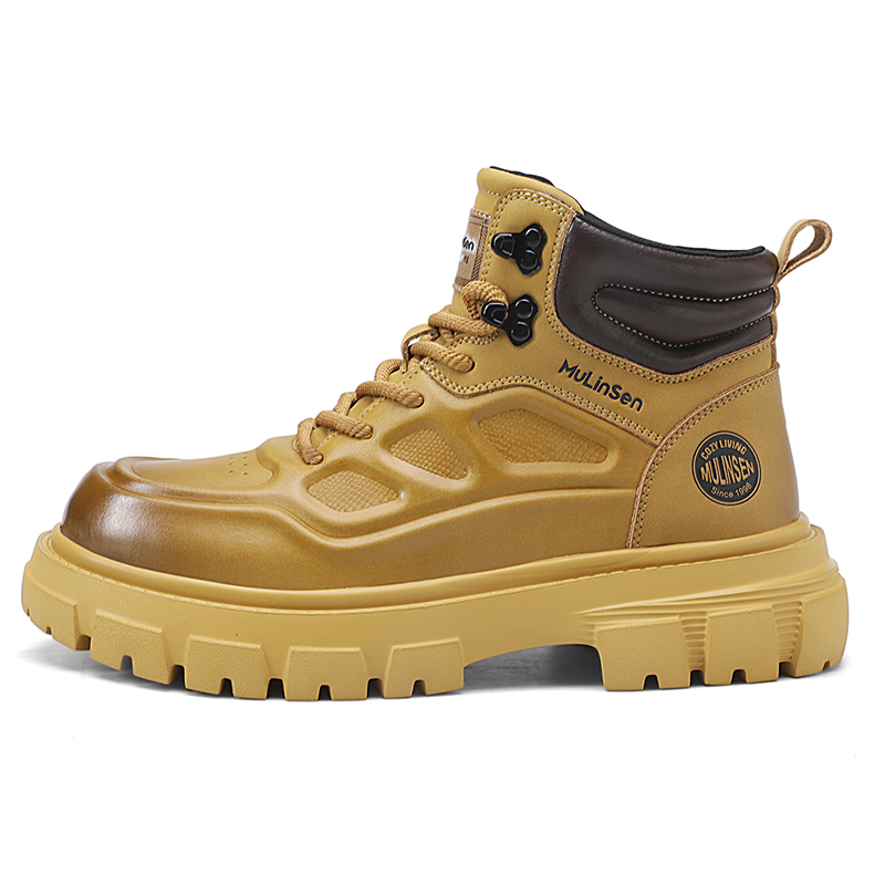 Mulinsen Ботинки Martin мужские, желтые/черные
Mulinsen Ботинки Martin мужские, желтые/черные