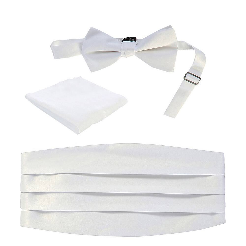 Мужской регулируемый комплект из атласа и пояса с узором пейсли Gioberti, белый
Мужской регулируемый комплект из атласа и пояса с узором пейсли Gioberti, белый